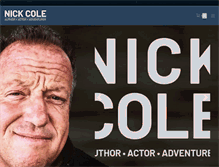 Tablet Screenshot of nickcolebooks.com